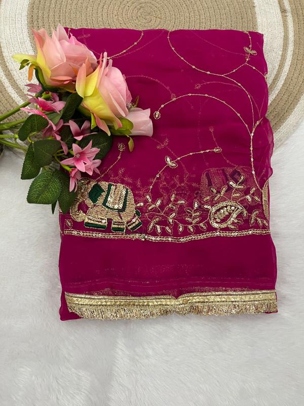 Vastrangan elephant wholesale saree surat